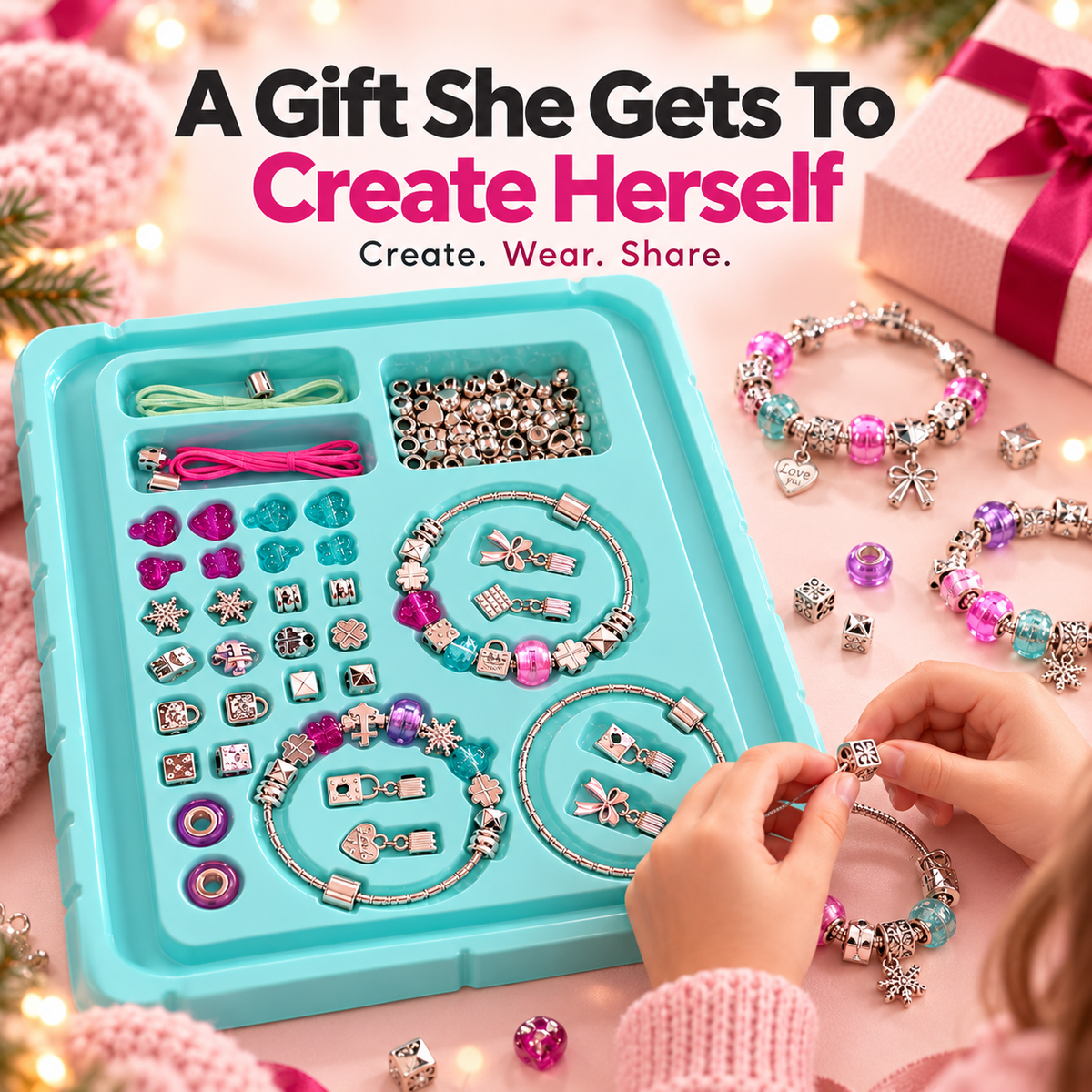 Charm Jewellery Kit – Create Your Own Jewellery 🎀