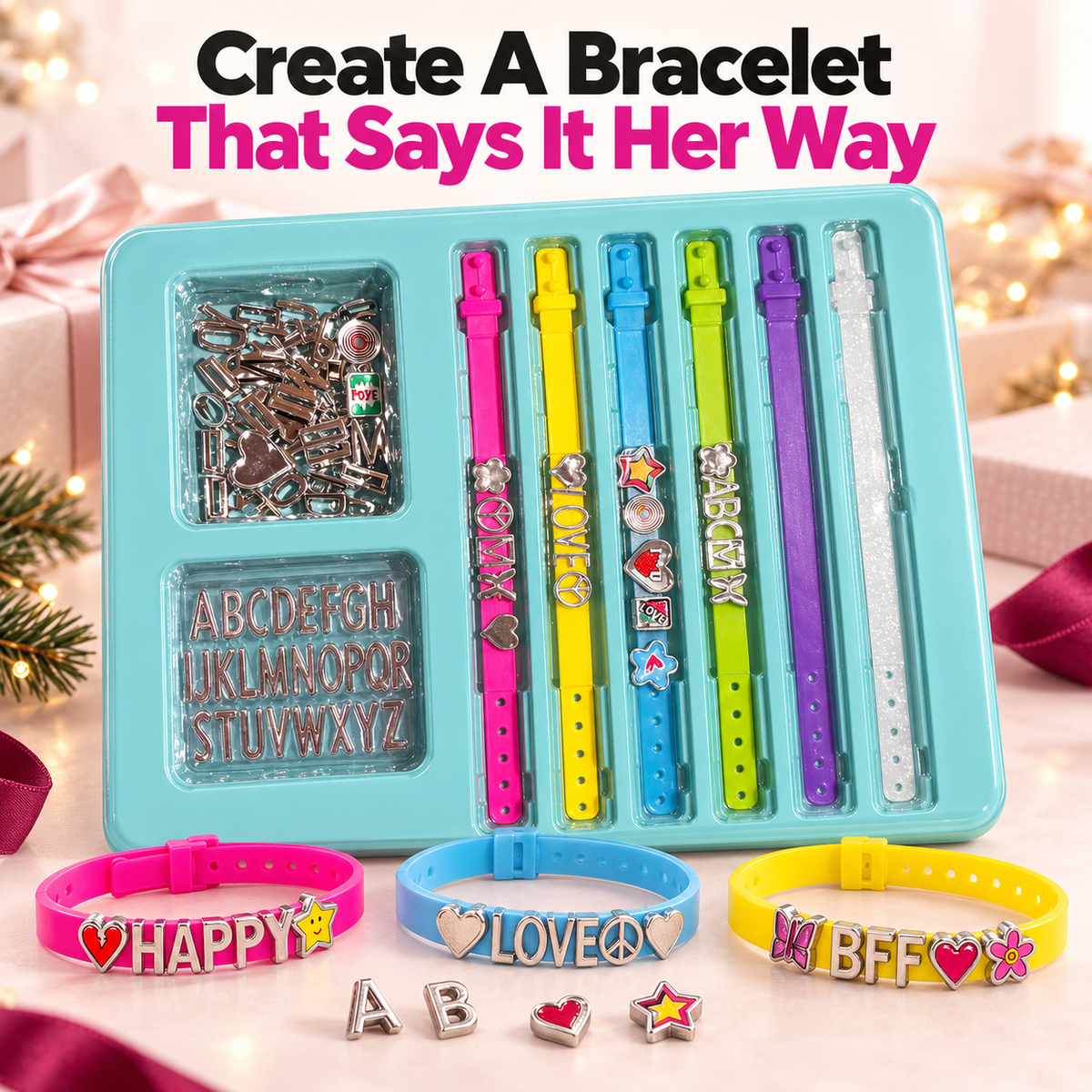 Message Bands Kit – Create, Wear & Share Your Own Bracelets 💕