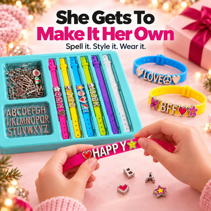 Message Bands Kit – Create, Wear & Share Your Own Bracelets 💕