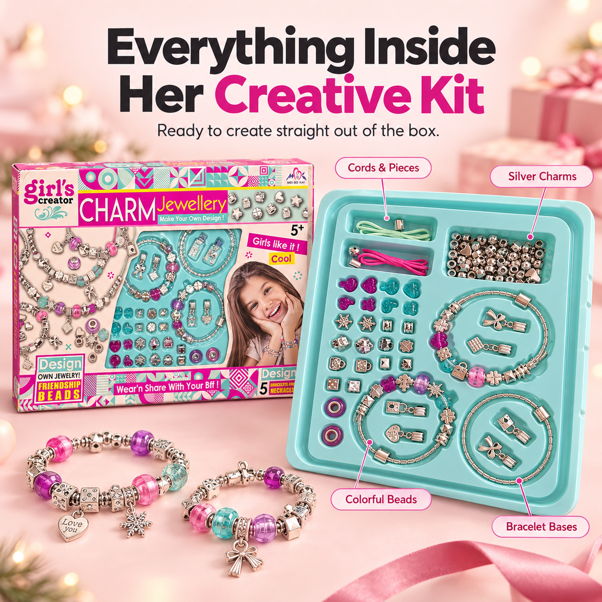 Charm Jewellery Kit – Create Your Own Jewellery 🎀